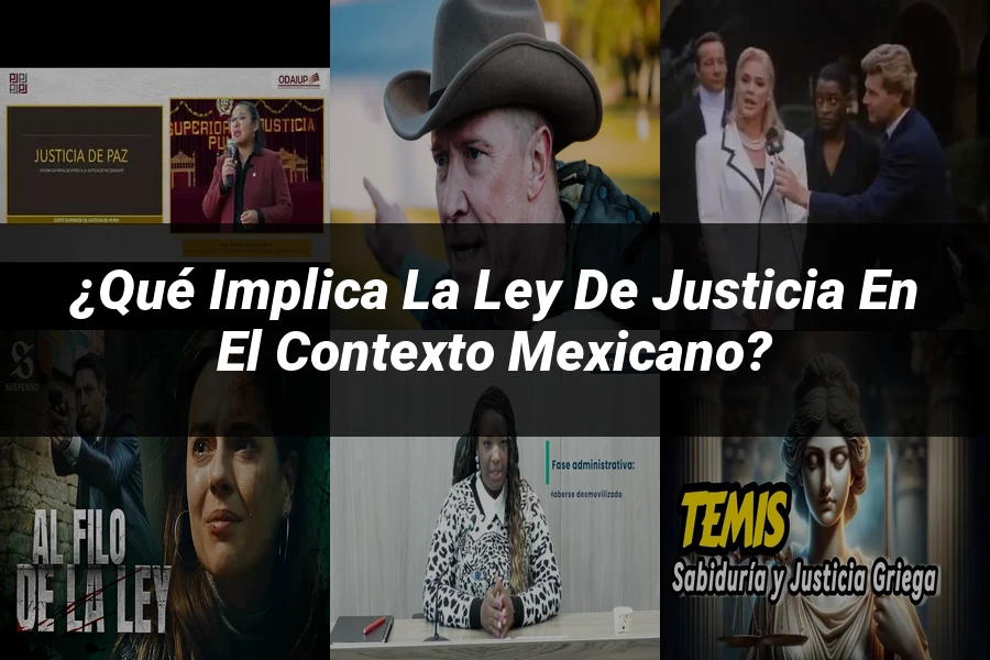 "¿Qué Implica la Ley de Justicia en el Contexto Mexicano?"