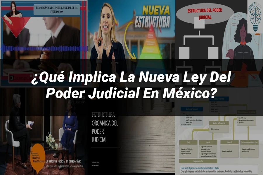 "¿Qué Implica la Nueva Ley del Poder Judicial en México?"