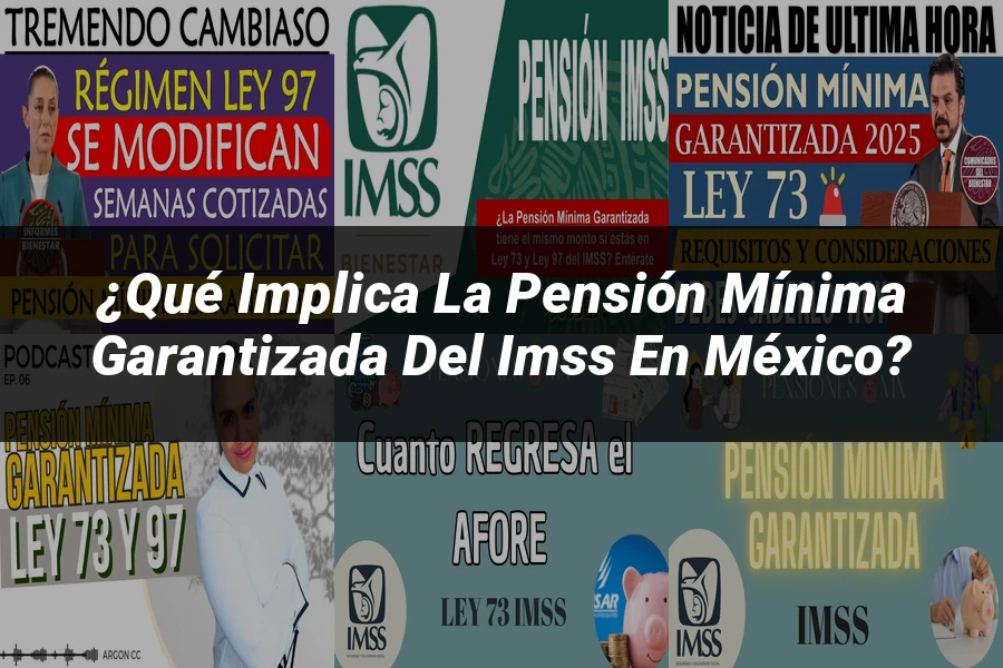"¿Qué Implica la Pensión Mínima Garantizada del IMSS en México?"