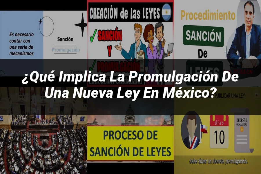 "¿Qué Implica la Promulgación de una Nueva Ley en México?"