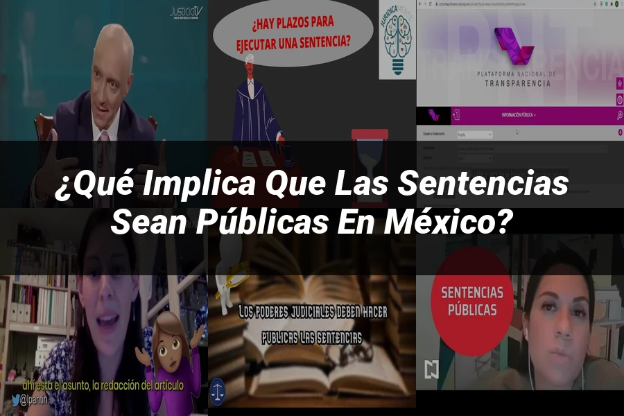 "¿Qué Implica que las Sentencias sean Públicas en México?"