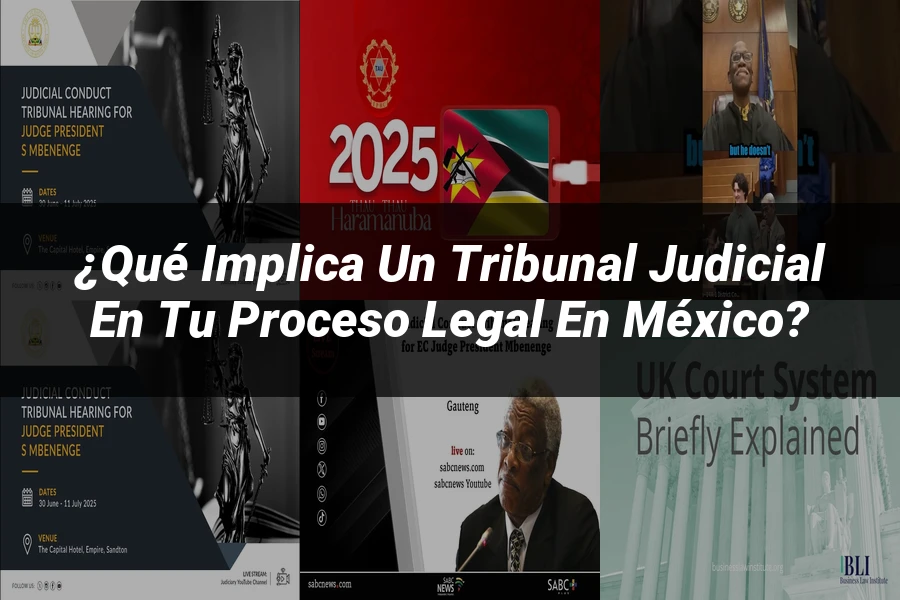 "¿Qué Implica un Tribunal Judicial en Tu Proceso Legal en México?"