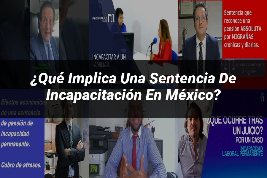 "¿Qué Implica una Sentencia de Incapacitación en México?"