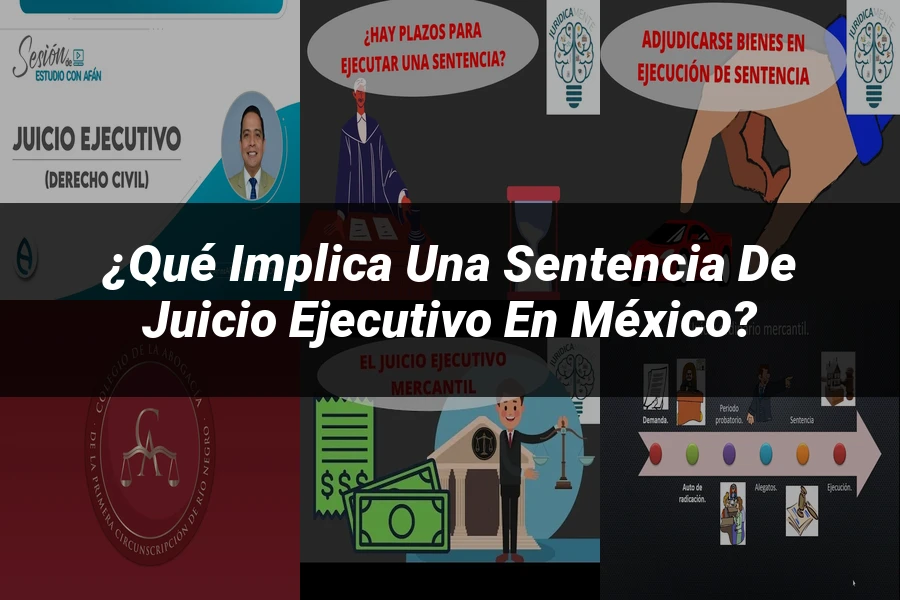 "¿Qué Implica una Sentencia de Juicio Ejecutivo en México?"
