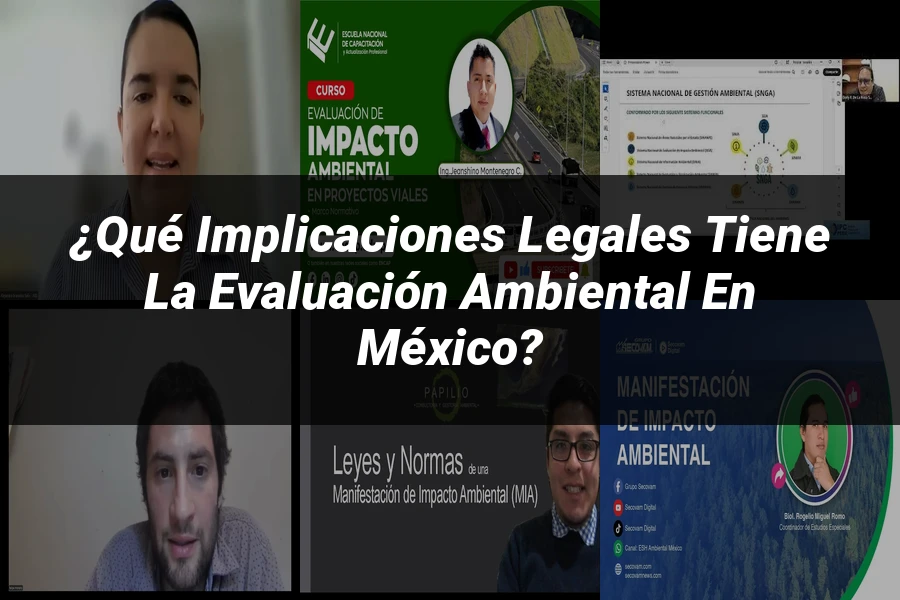 "¿Qué Implicaciones Legales Tiene la Evaluación Ambiental en México?"