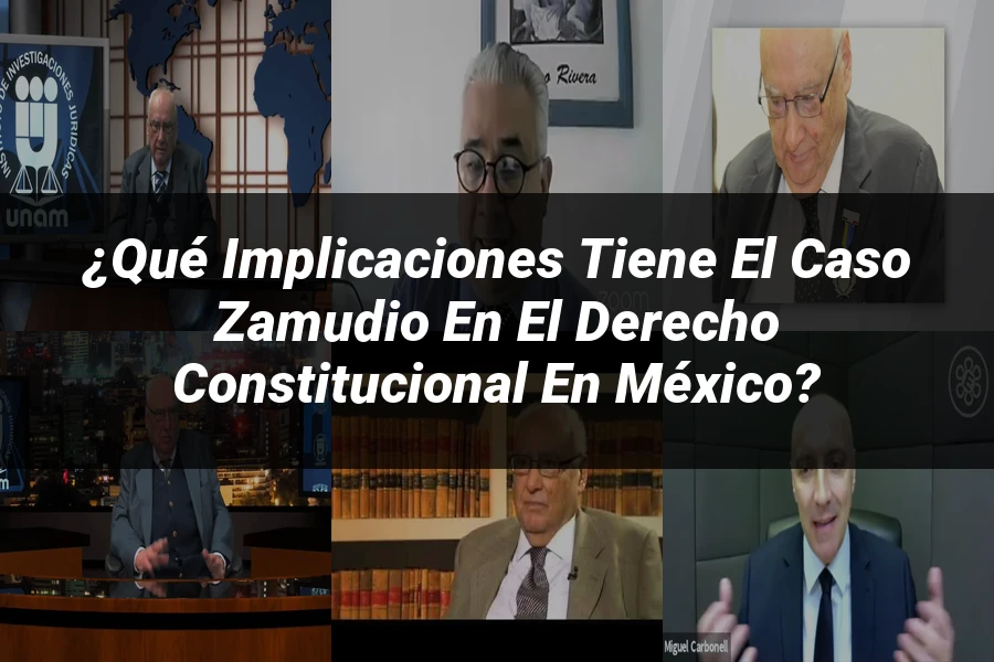 "¿Qué Implicaciones Tiene el Caso Zamudio en el Derecho Constitucional en México?"