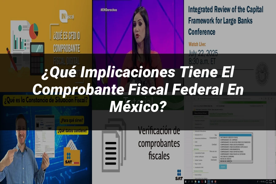 "¿Qué Implicaciones Tiene el Comprobante Fiscal Federal en México?"