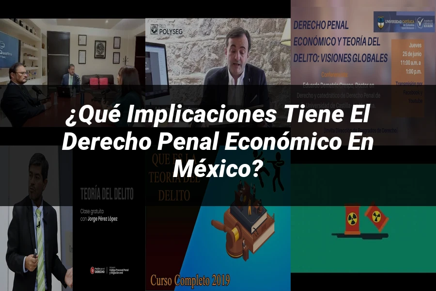 "¿Qué Implicaciones Tiene el Derecho Penal Económico en México?"