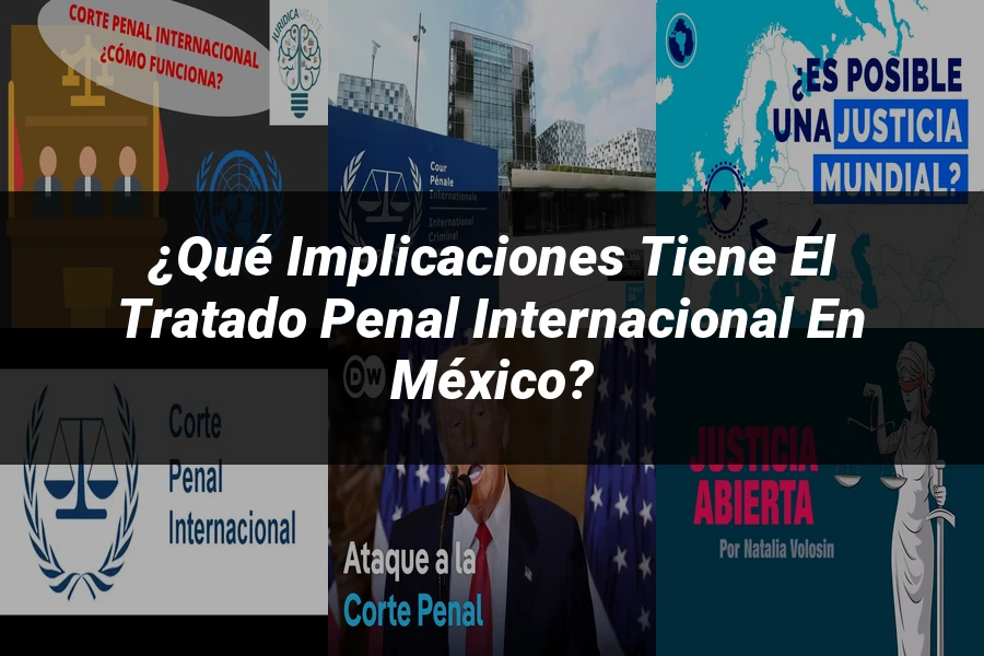 "¿Qué Implicaciones Tiene el Tratado Penal Internacional en México?"