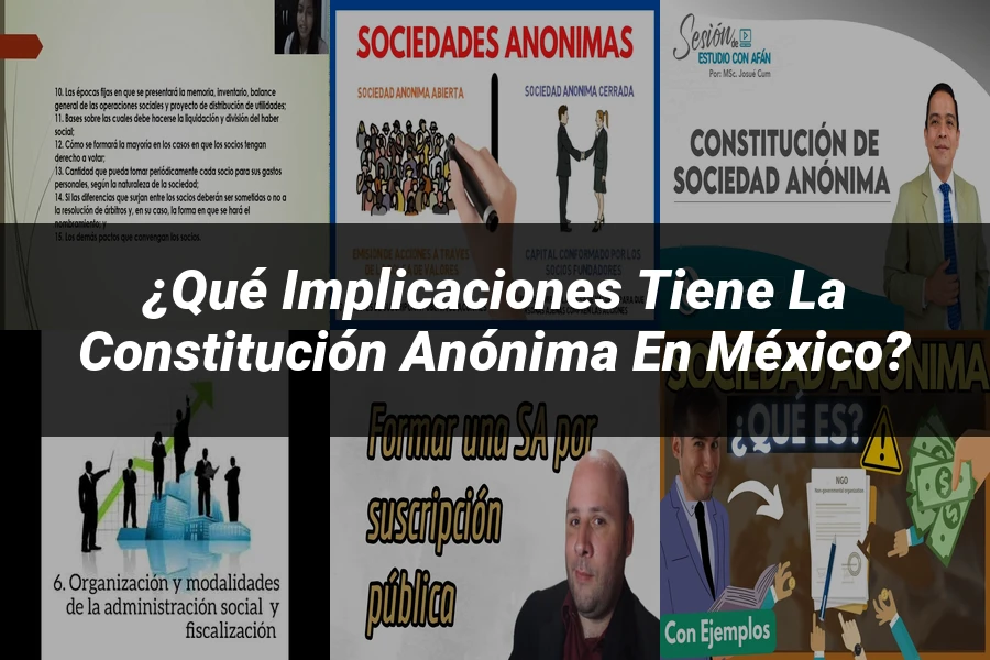 "¿Qué Implicaciones Tiene la Constitución Anónima en México?"