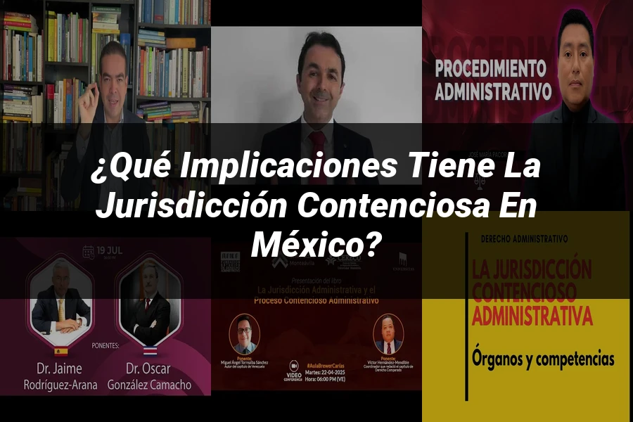 "¿Qué Implicaciones Tiene la Jurisdicción Contenciosa en México?"