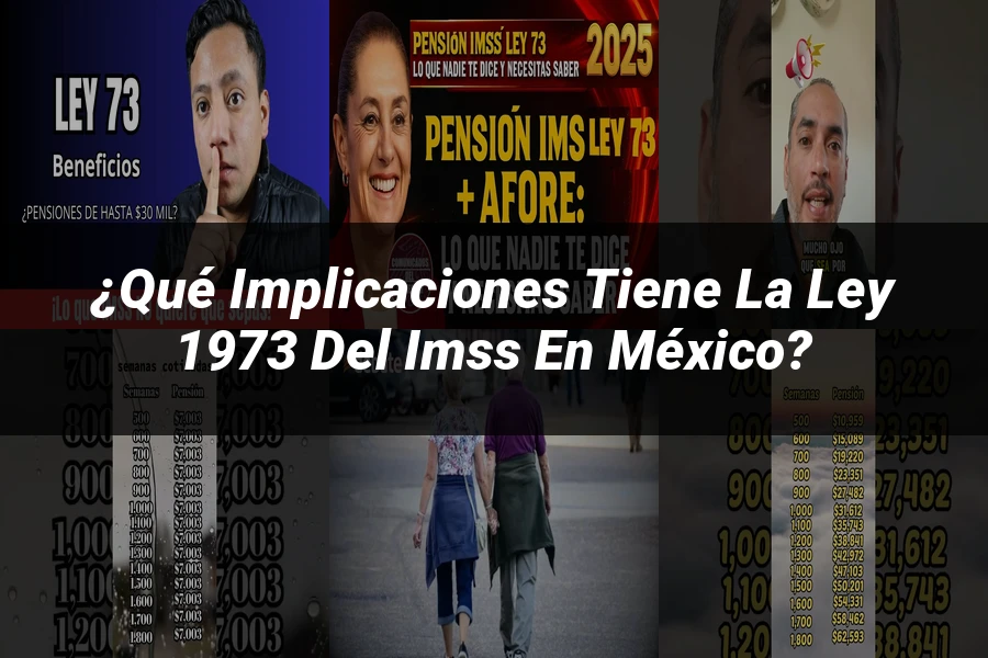 "¿Qué Implicaciones Tiene la Ley 1973 del IMSS en México?"