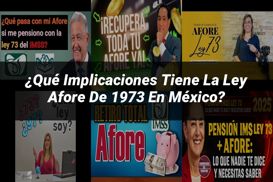 "¿Qué Implicaciones Tiene la Ley Afore de 1973 en México?"