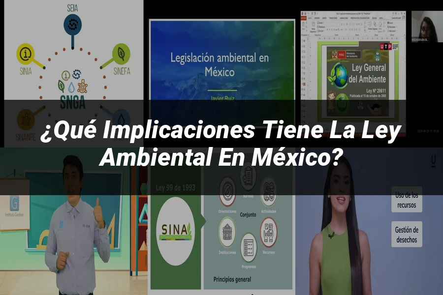 "¿Qué Implicaciones Tiene la Ley Ambiental en México?"