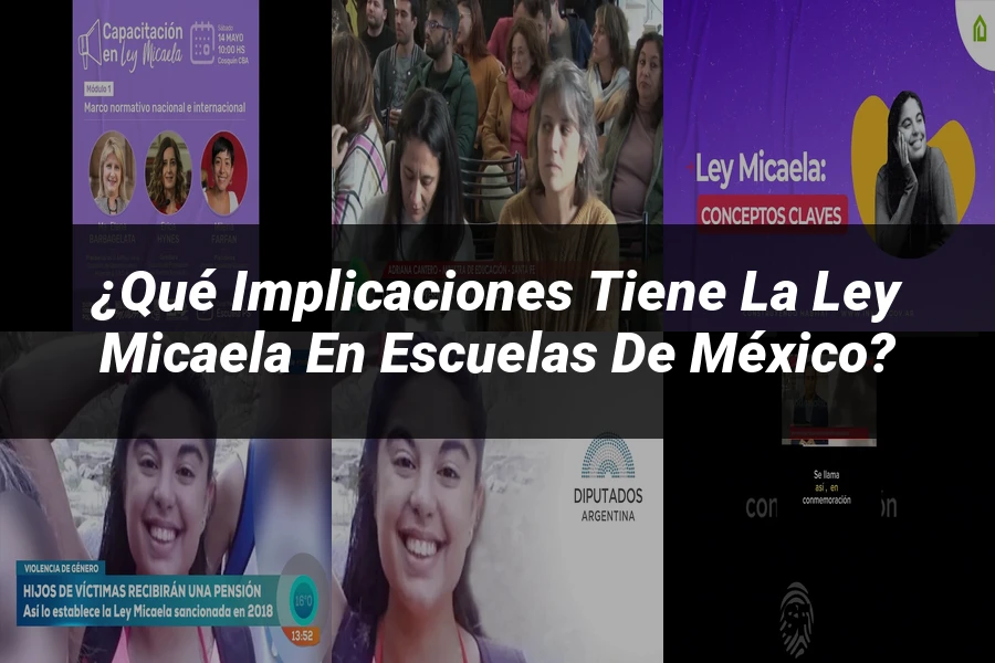 "¿Qué Implicaciones Tiene la Ley Micaela en Escuelas de México?"