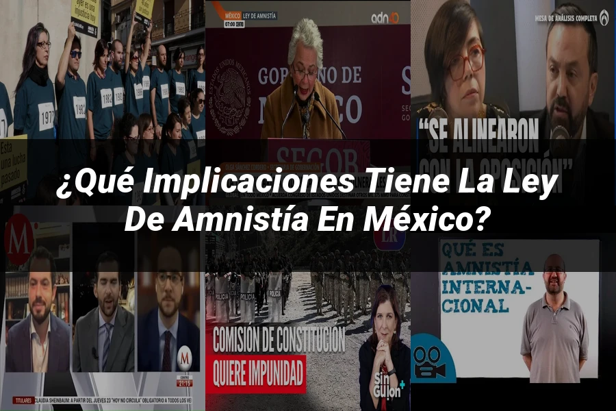 "¿Qué Implicaciones Tiene la Ley de Amnistía en México?"