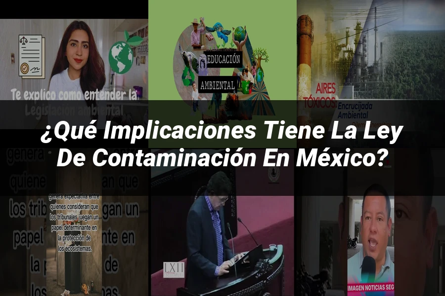 "¿Qué Implicaciones Tiene la Ley de Contaminación en México?"