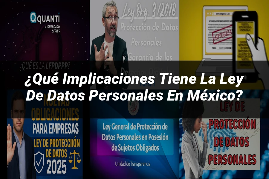 "¿Qué Implicaciones Tiene la Ley de Datos Personales en México?"