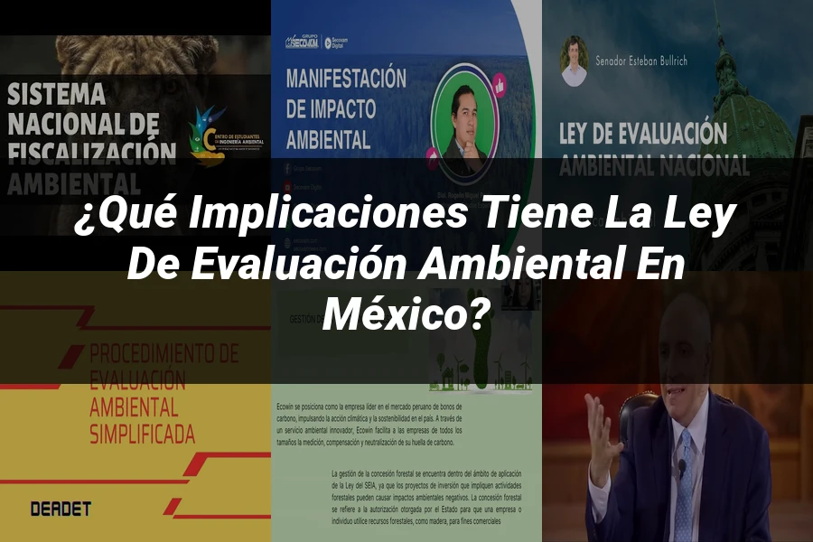 "¿Qué Implicaciones Tiene la Ley de Evaluación Ambiental en México?"