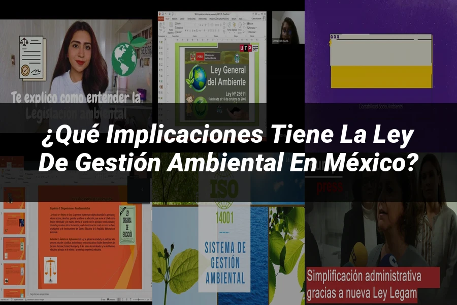 "¿Qué Implicaciones Tiene la Ley de Gestión Ambiental en México?"