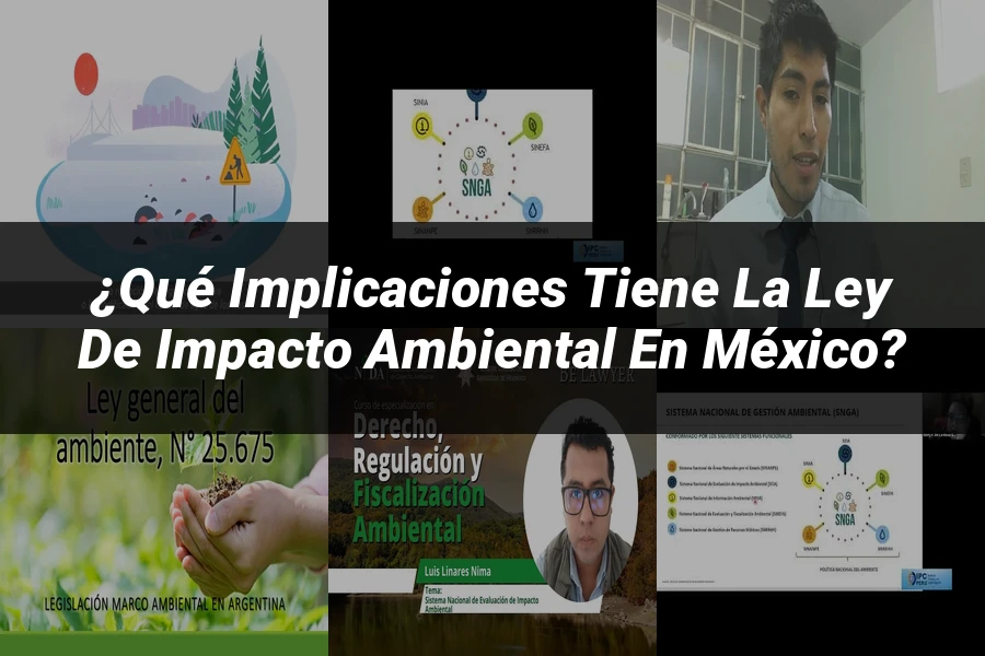 "¿Qué Implicaciones Tiene la Ley de Impacto Ambiental en México?"