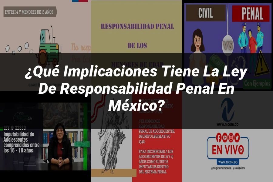 "¿Qué Implicaciones Tiene la Ley de Responsabilidad Penal en México?"