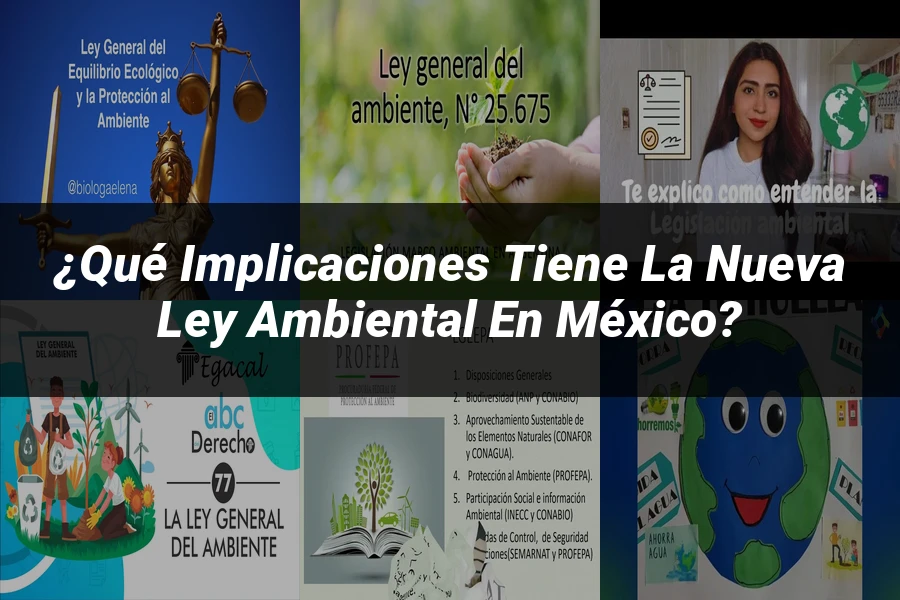 "¿Qué Implicaciones Tiene la Nueva Ley Ambiental en México?"