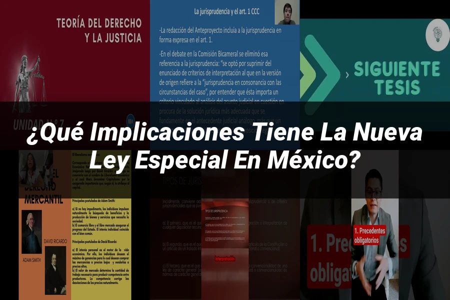 "¿Qué Implicaciones Tiene la Nueva Ley Especial en México?"
