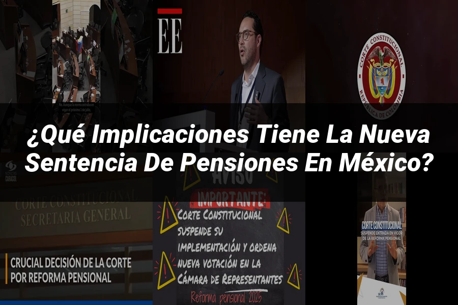 "¿Qué Implicaciones Tiene la Nueva Sentencia de Pensiones en México?"