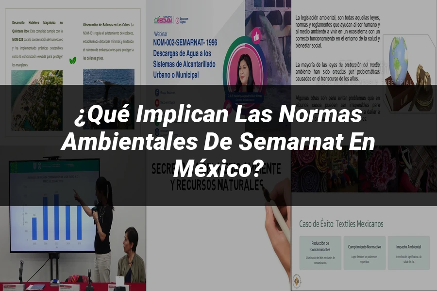 "¿Qué Implican las Normas Ambientales de Semarnat en México?"