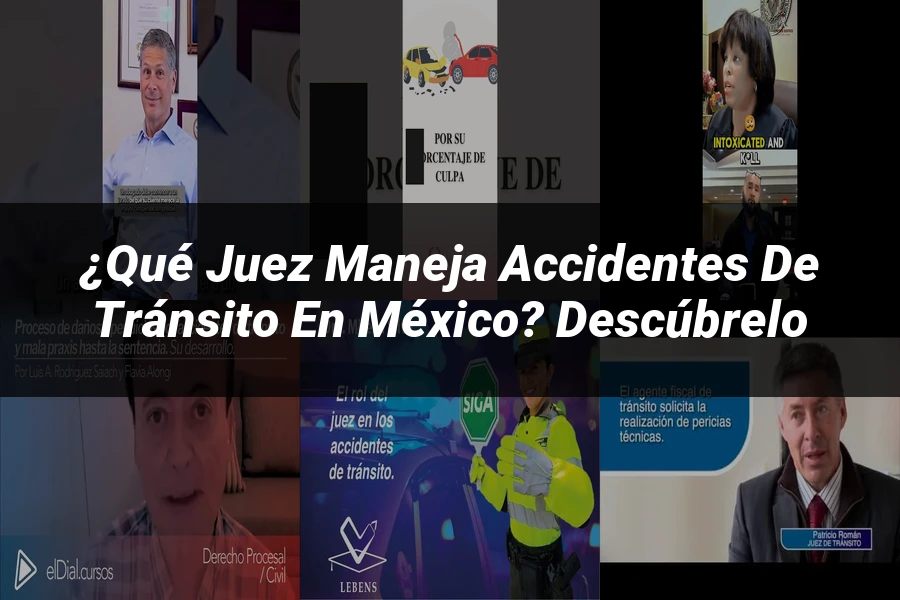 "¿Qué Juez Maneja Accidentes de Tránsito en México? Descúbrelo"