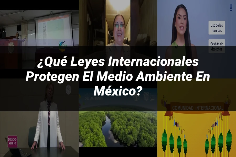 "¿Qué Leyes Internacionales Protegen el Medio Ambiente en México?"
