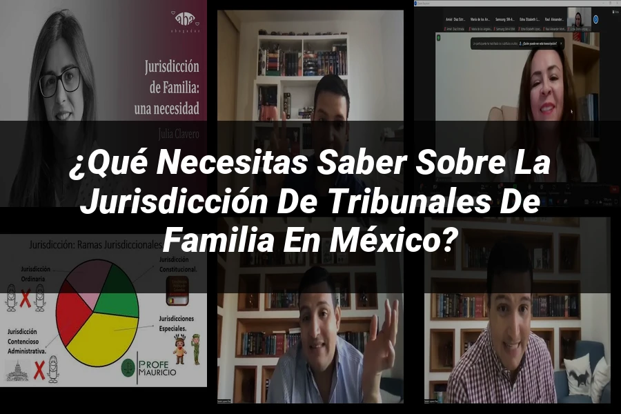 "¿Qué Necesitas Saber sobre la Jurisdicción de Tribunales de Familia en México?"