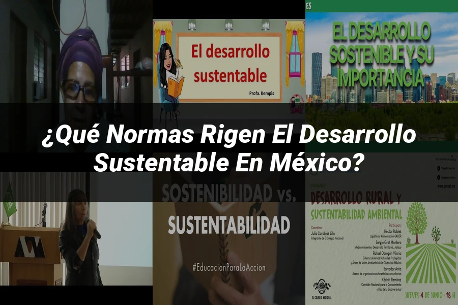 "¿Qué Normas Rigen el Desarrollo Sustentable en México?"