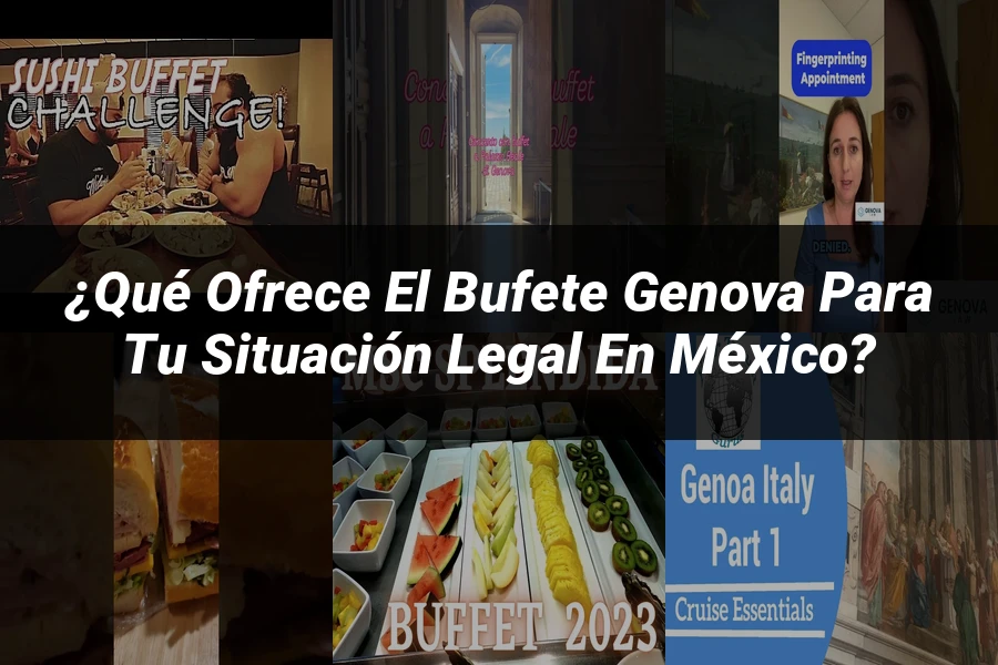 "¿Qué Ofrece el Bufete Genova para Tu Situación Legal en México?"