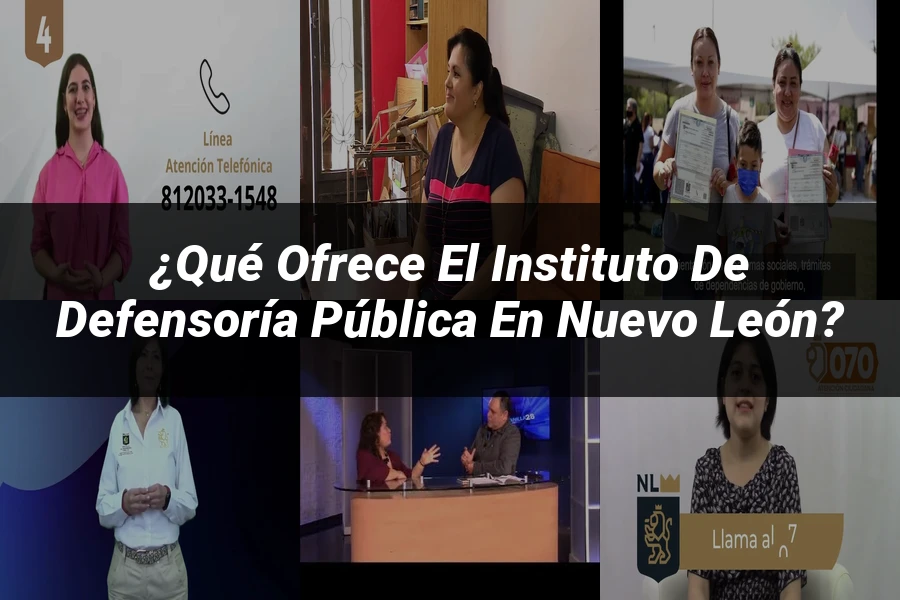 "¿Qué Ofrece el Instituto de Defensoría Pública en Nuevo León?"
