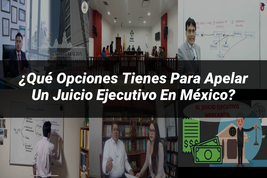 "¿Qué Opciones Tienes para Apelar un Juicio Ejecutivo en México?"