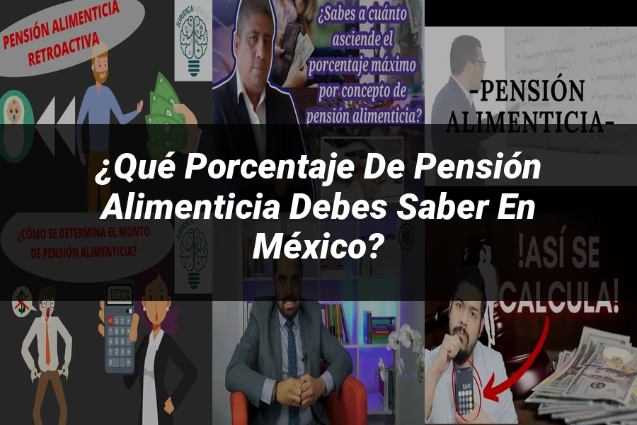 "¿Qué Porcentaje de Pensión Alimenticia Debes Saber en México?"