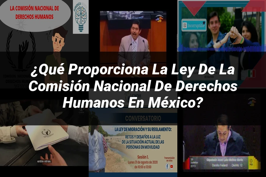 "¿Qué Proporciona la Ley de la Comisión Nacional de Derechos Humanos en México?"