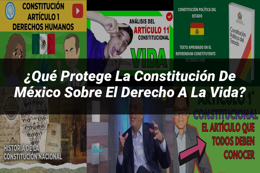 "¿Qué Protege la Constitución de México sobre el Derecho a la Vida?"