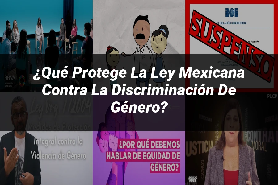"¿Qué Protege la Ley Mexicana contra la Discriminación de Género?"