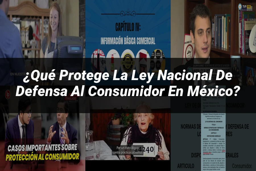 "¿Qué Protege la Ley Nacional de Defensa al Consumidor en México?"