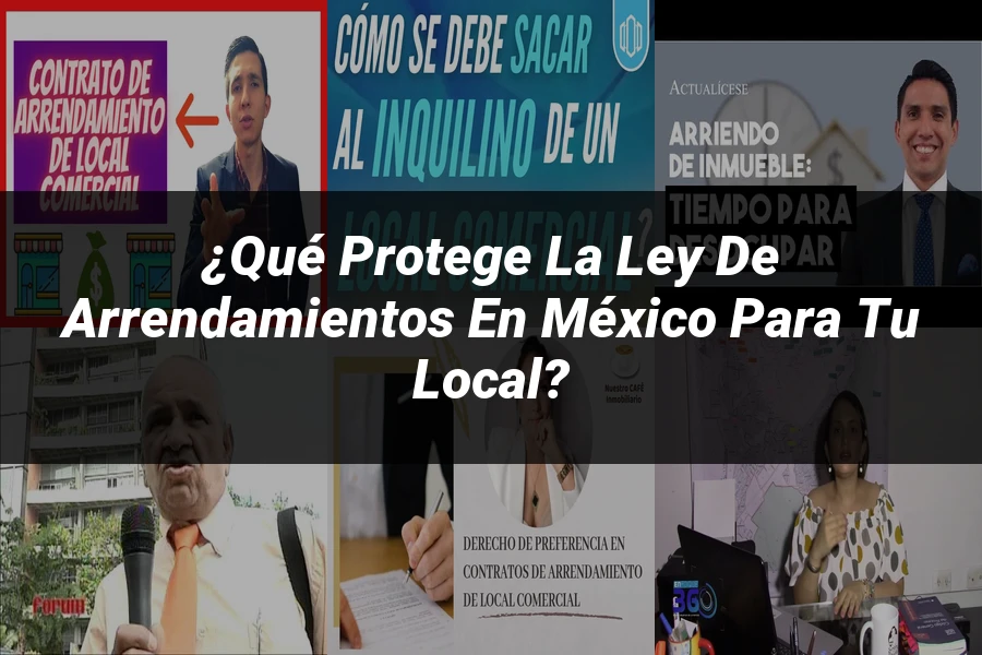 "¿Qué Protege la Ley de Arrendamientos en México para tu Local?"