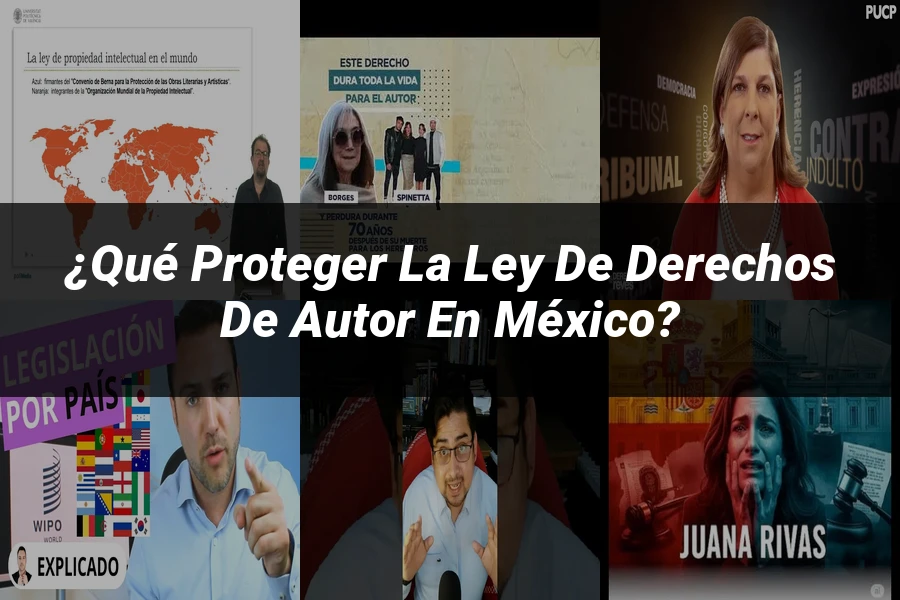 "¿Qué Proteger la Ley de Derechos de Autor en México?"