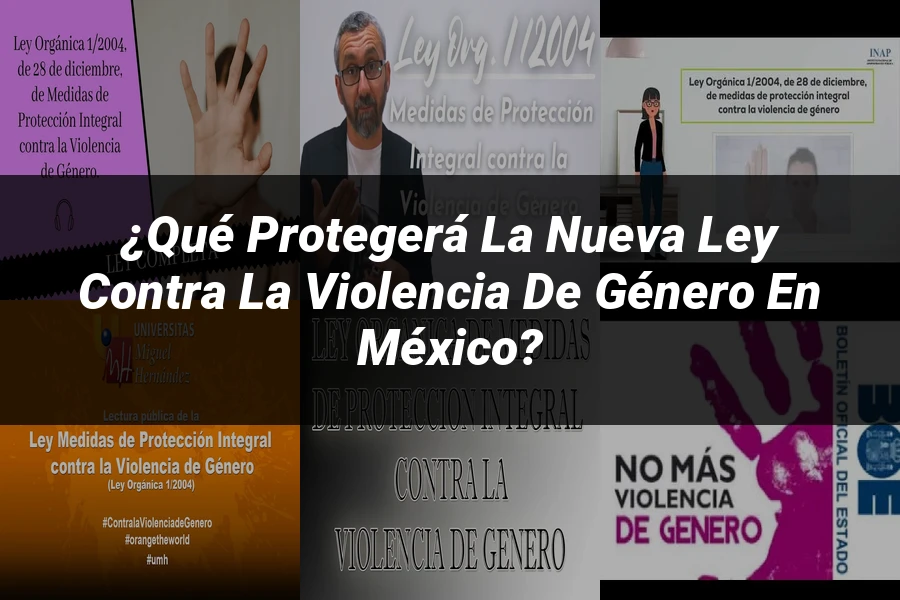 "¿Qué Protegerá la Nueva Ley Contra la Violencia de Género en México?"