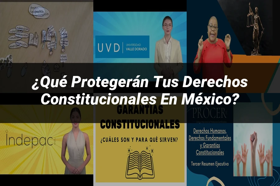 "¿Qué Protegerán tus Derechos Constitucionales en México?"