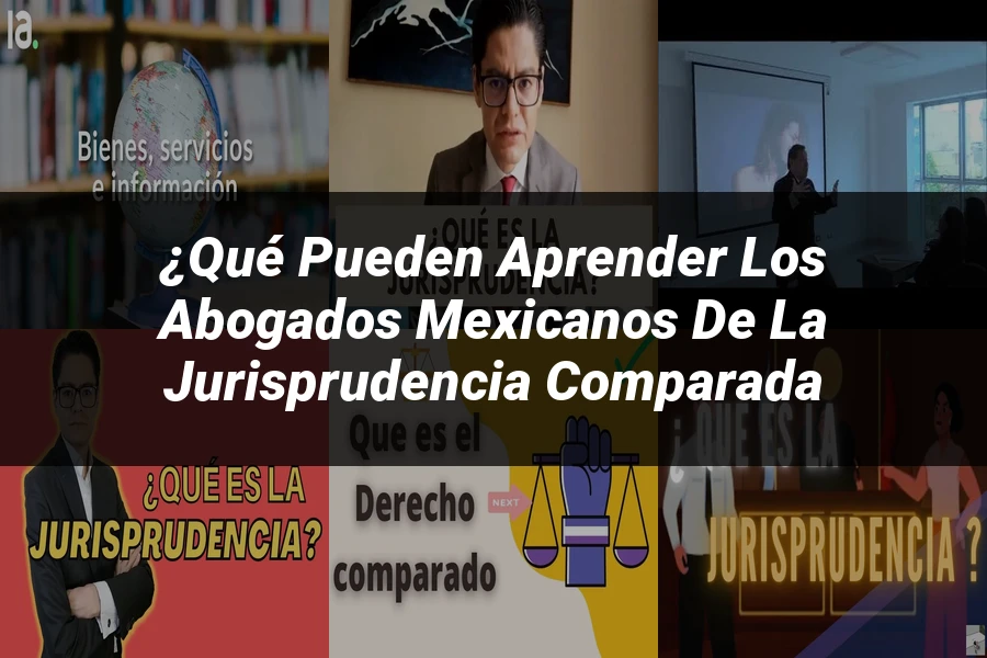 "¿Qué Pueden Aprender los Abogados Mexicanos de la Jurisprudencia Comparada