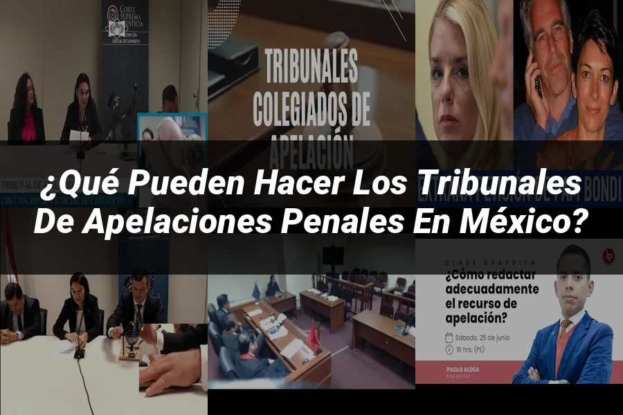 "¿Qué Pueden Hacer los Tribunales de Apelaciones Penales en México?"