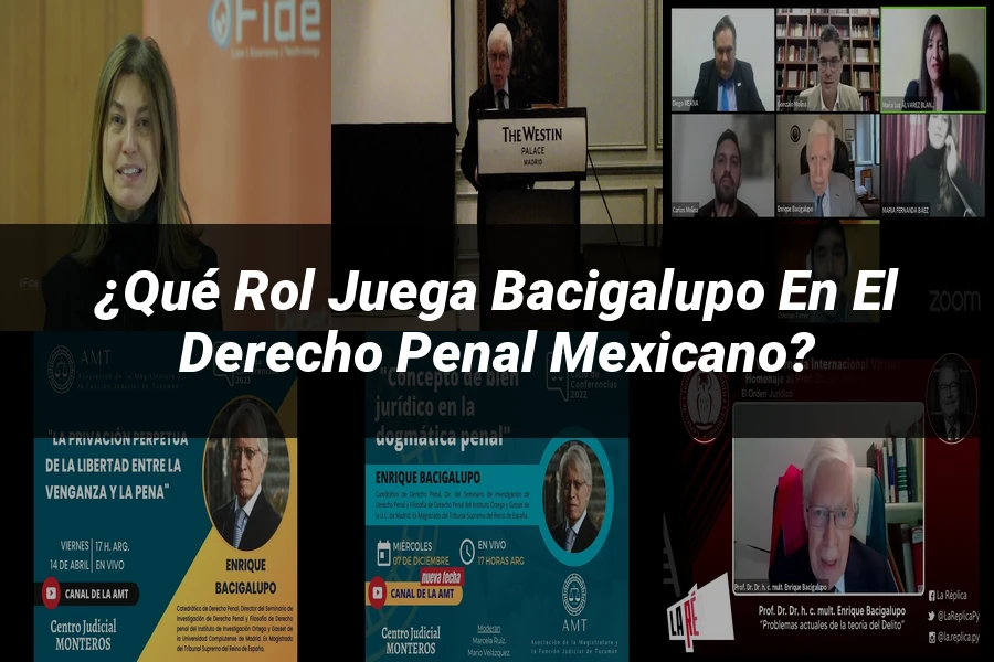 "¿Qué Rol Juega Bacigalupo en el Derecho Penal Mexicano?"