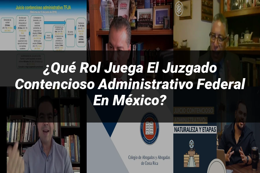 "¿Qué Rol Juega el Juzgado Contencioso Administrativo Federal en México?"